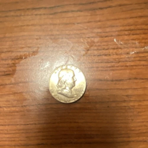 1956 Franklin Half Dollar Denver Mint 90% Silver 50C Circulated