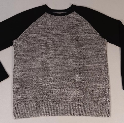 GAP Mens Sz. Large Grey & Black Sweater Long Sleeve - Picture 3 of 18