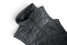 Columbia Puff Vest Womens Small Black Omni-Heat Quilted Insulated Outdoor Hiking