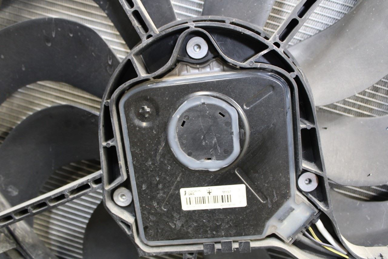 14-20 Maserati Ghibli 3.0L Engine Cooling Radiator w/ Fan Assy 670109996 *ReaD*