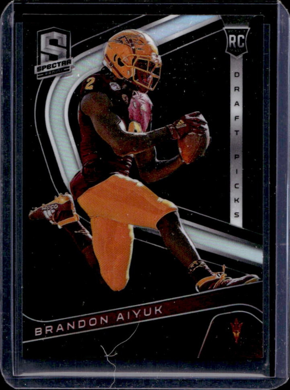 Brandon Aiyuk Panini Chronicles Draft Picks Spectra #7 Black