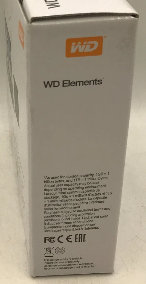WD Elements Portable 4TB Hard Drive - Brand New - External Hard Disk Backup - image 3 of 4