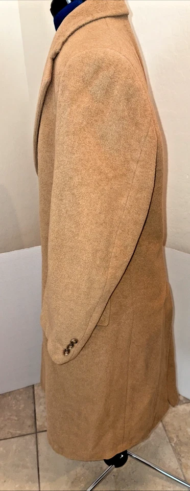 Abrigo camel HartSchaffner&Marx SilverTrumpeter Roper's de colección años 60 largo para hombre envío gratuito de EE. UU. Foto 2 de 4