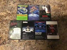 Lot of 7 Rock Cassettes 1978-86 Europe,Widow,Fastway, Zebra,Deep Purple,Etc.