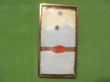 Vintage Hand Loom Embroidered Rolled Hem Pocket Handkerchiefs