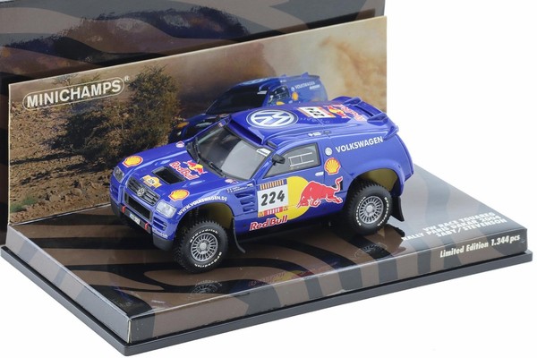 1:43 Minichamps VW Race Touareg Rally Paris Dakar 2004 Saby/ Stevenson #224-image
