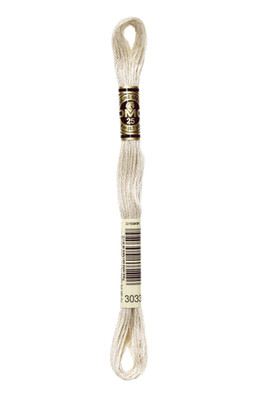 DMC - Color # 3033 (Ashes) ---  Embroidery Floss --- 8.7 yards --- Per Skein