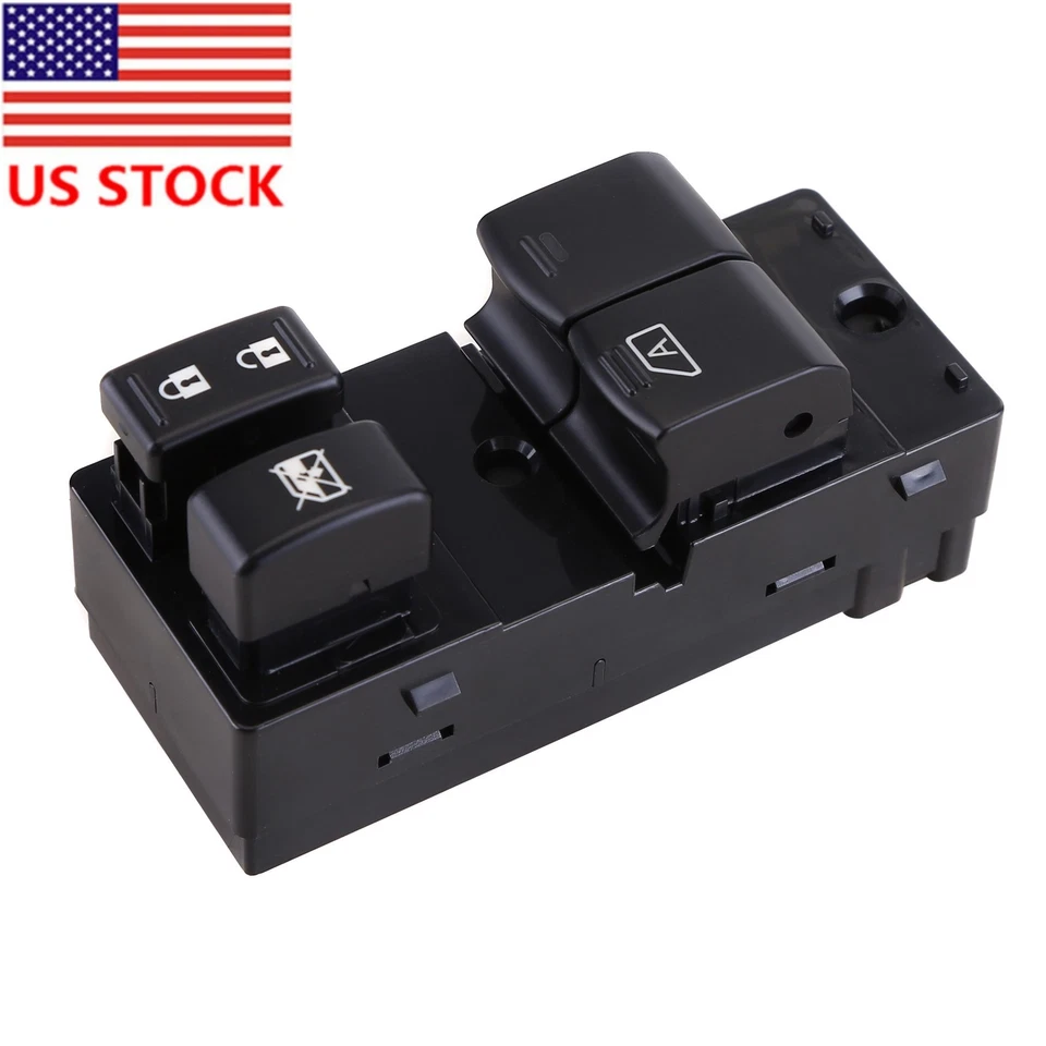 Главный выключатель стеклоподъемника с левой стороны для 2012-2021 Nissan NV1500 NV2500 NV3500 - Изображение 2 из 4