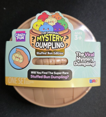 Viral CrazyFun The Original Mystery Dumpling Stuffed Bun Edition New Sealed RMS