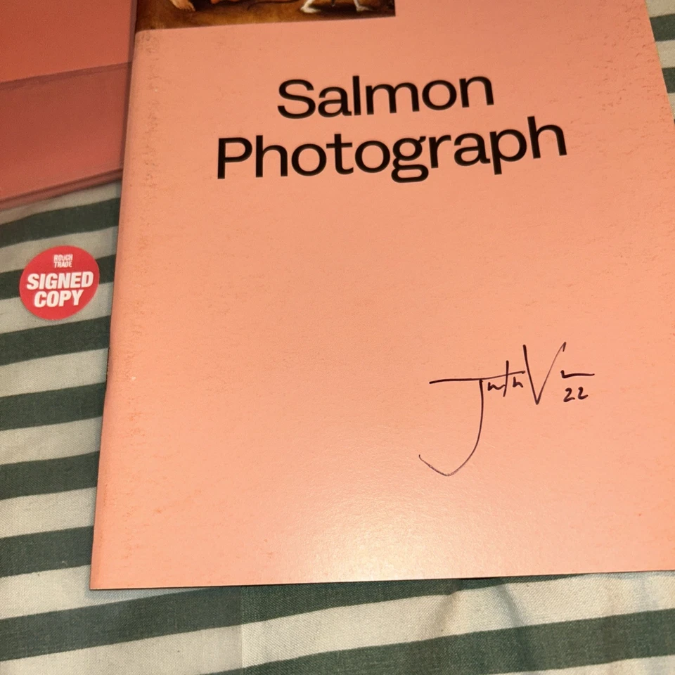 Bon Iver SABLE, FABLE SIGNED Limited to 50 copies Black Vinyl LP signed fanzine - Image 4 of 4