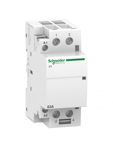 Contacteur Acti9 iCT 63A Schneider A9C20862 pour commande de circuits
