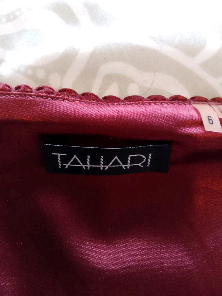 Tahari Silk Skirt UK Size 10 - Image 3 of 4