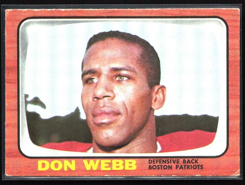 Don Webb #13 1966 Topps card