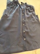 NWT - Women  s Banana Republic Navy Blue Sleeveless Blouse. Size Small.