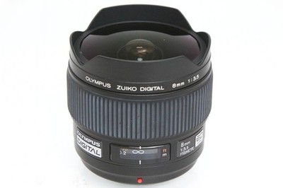 Exc++】 Olympus Zuiko Digital ED 8mm F3.5 Fisheye DSLR Lens From