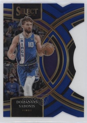 2023 Panini Select Premier Level Blue Prizm Die-Cut 71/249 Domantas Sabonis 1k98