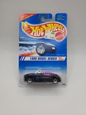 1995 Vintage Hot Wheels #349 Model Series POWER PIPES Drk Blue w/5 Spoke