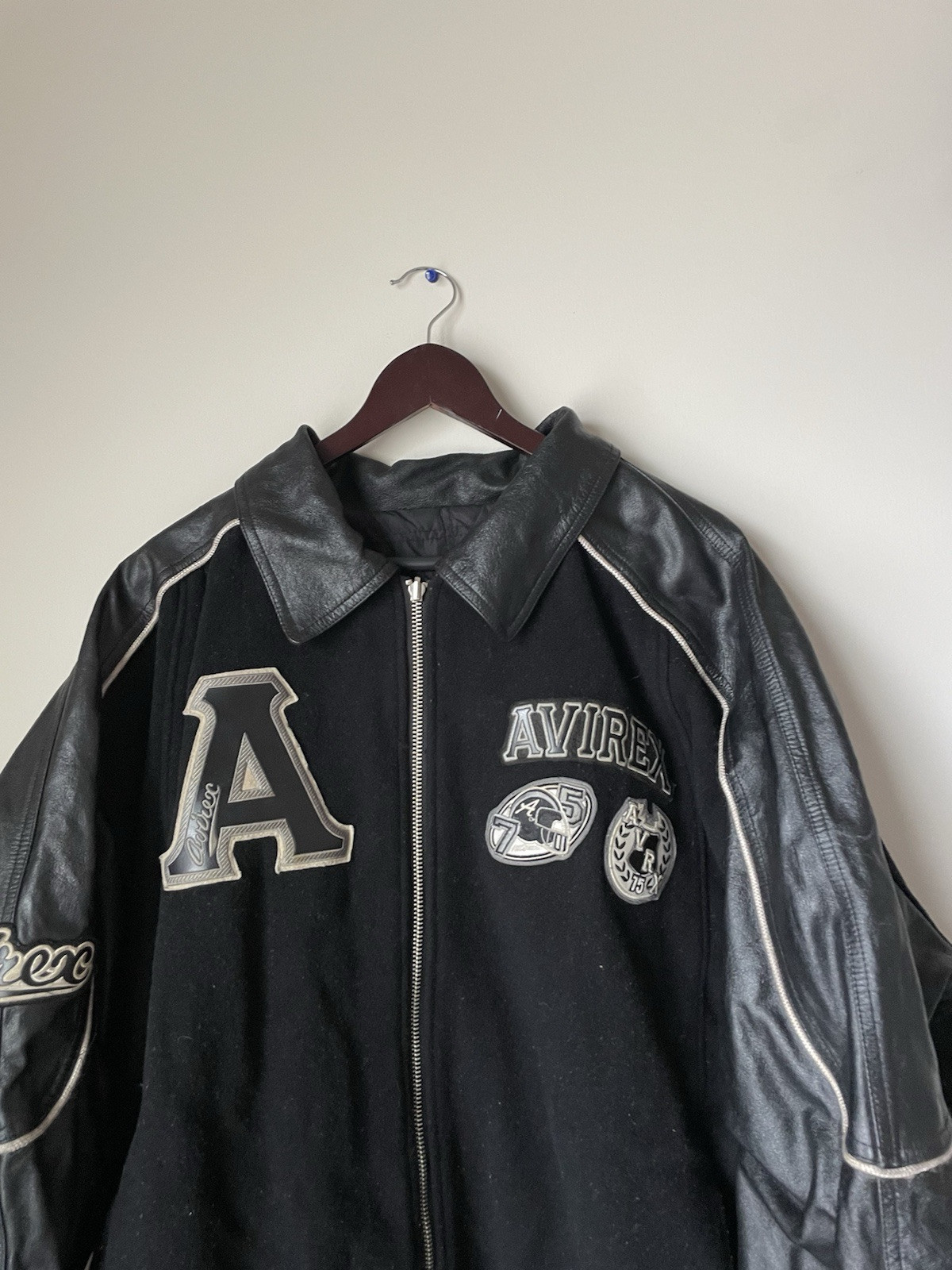 Avirex leather reversible jacket - image 3