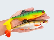 2Pcs Large Soft Bait 24g/56g Drag Fishing Lure 3D Fisheye Sea Fishing Lure