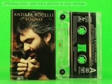 ANDREA BOCELLI SOGNO 135 14 Track Audio Cassette INSIEME SRL ITALY