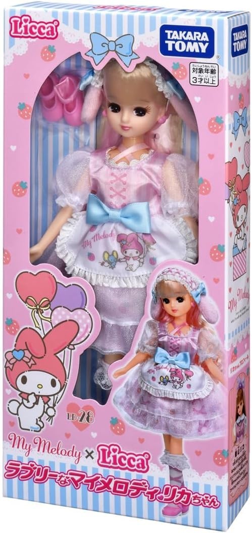 Licca-chan My Melody Lovely Doll LD-28 Sanrio Collab Takara Tomy