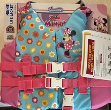 SwimwaysDisney Minnie Swim Trainer Life Jacket, US Coast Guard Approved D0808336