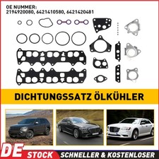 Ölkühler Dichtungssatz für MERCEDES W203 W204 W211 W212 W213 OM642 Dodge Jeep Ölkühler Dichtungssatz für MERCEDES W203 W204 W211 W212 W213 OM642 Dodge Jeep