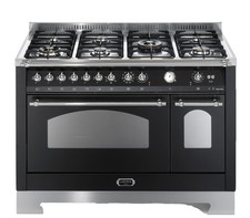 LOFRA DOLCEVITA RNMD126MFT+E/2AEO CUCINA 120CM NERA/ACCIAIO 7 FUOCHI