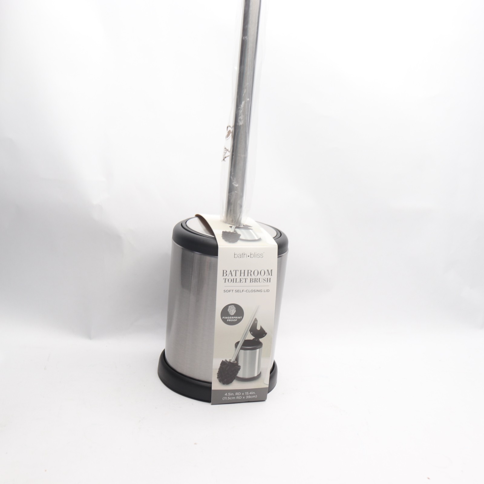 Bath Bliss Toilet Brush and Holder Stainless Steel 4980