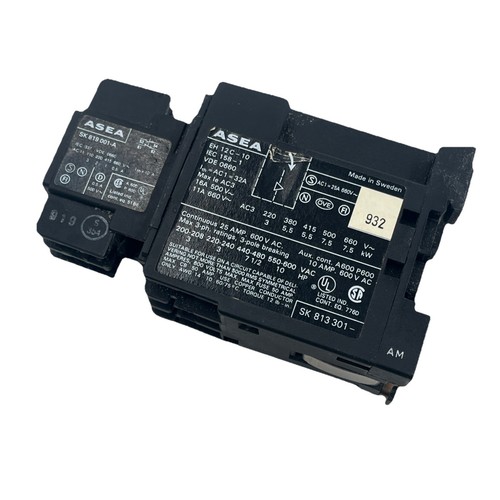 ASEA SK 813 301 CONTACTOR ASEA SK 819 001-A NEW WITHOUT BOX - Picture 1 of 4