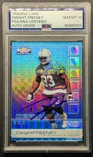 DWIGHT FREENEY Rookie Auto 2002 Topps Finest Blue Refractor RC SP /250
