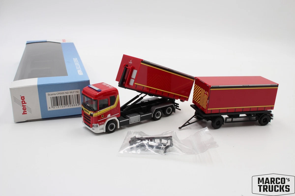 Herpa 901184 Daf 95 + Chassis 20' Et Tankcontainer 20' Bos United Ho