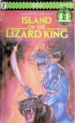 Fighting Fantasy 7 - Island of the Lizard King - 1./6. Edition - C+/B-/C+