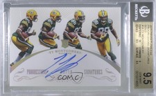 2015 Flawless Progressions Signatures Gold 9/10 Ty Montgomery BGS 9.5 Auto s6i