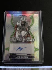 Mike Green Signing Day Auto RC 2025 Prizm Draft Picks