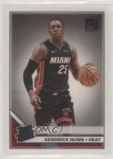 2019-20 Panini Clearly Donruss Rated Rookie Variation Kendrick Nunn #V96 0o6v