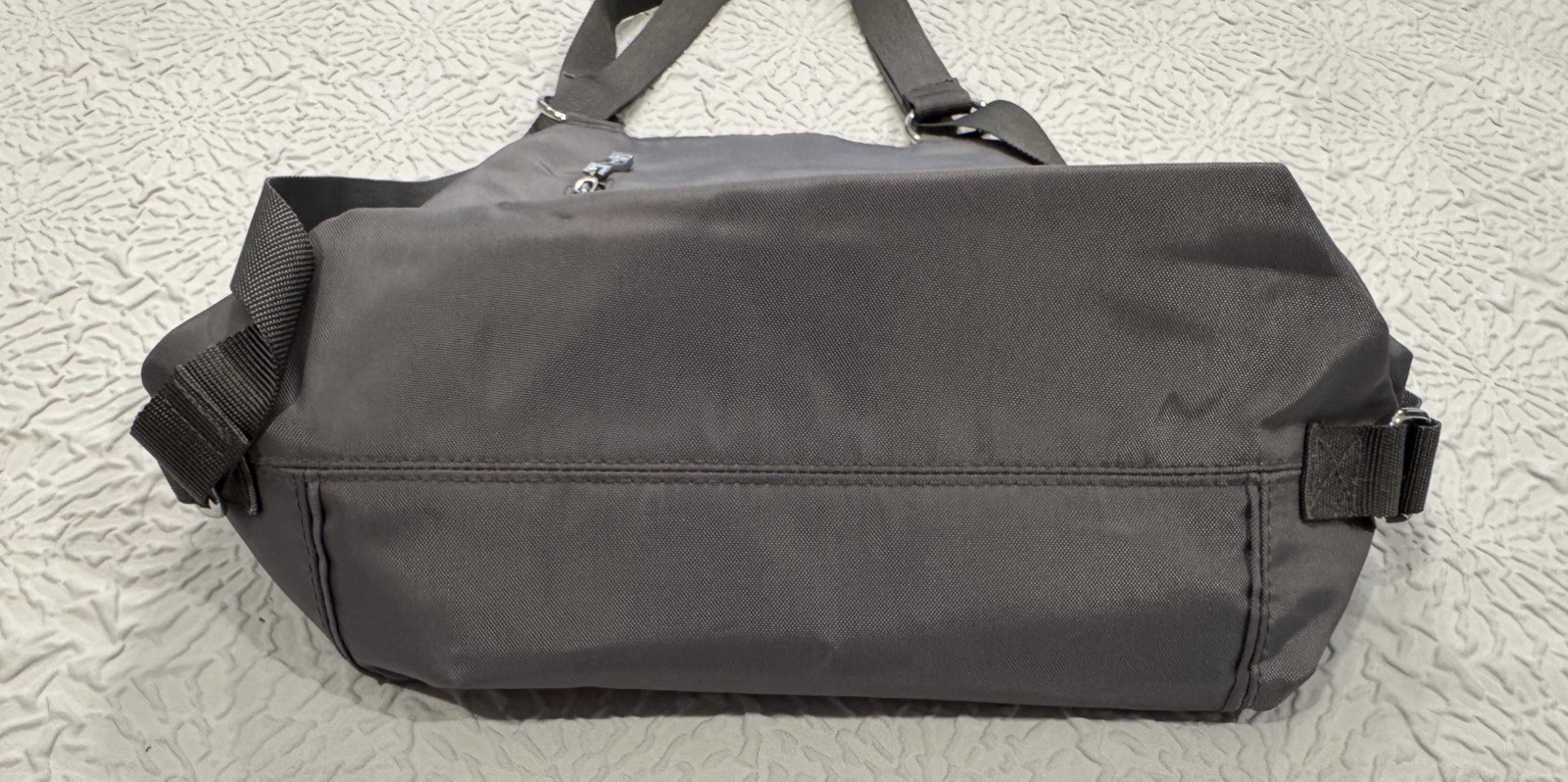 Baggallini Backpack Gray Convertible Strap Carry … - image 4