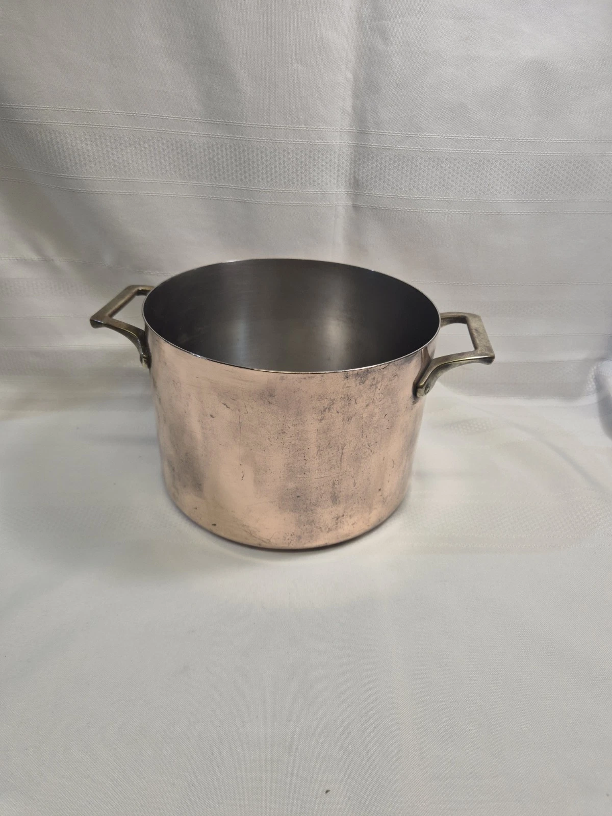 Early all Copper Revere Stock Pot / High Saucepan.