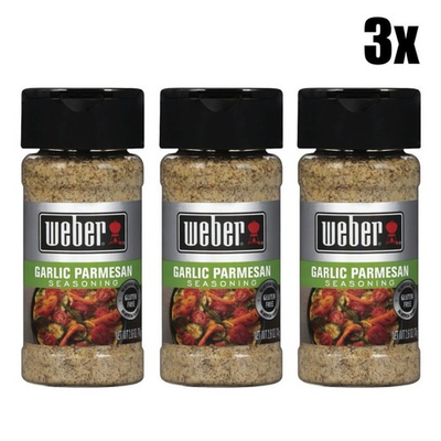 #ad #ad 3x Shakers Weber Garlic Parmesan Flavor Seasoning 2.6oz Gluten amp; MSG Free $17.99