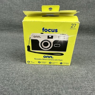 ONN. Reusable 35mm Camera With Flash 27 Exposures