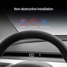 for smart HUD Display For Tesla Model 3 Mode YElectronic Speedometer Signal