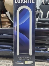 2 Pack Luxrite U Bend LED Light 2100 Lumens G13 Base T8 15.0W 3 CCT 3500K 4000K