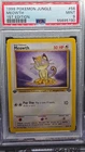 Meowth 1st Ed. Pokemon Jungle PSA 9 MINT 1999