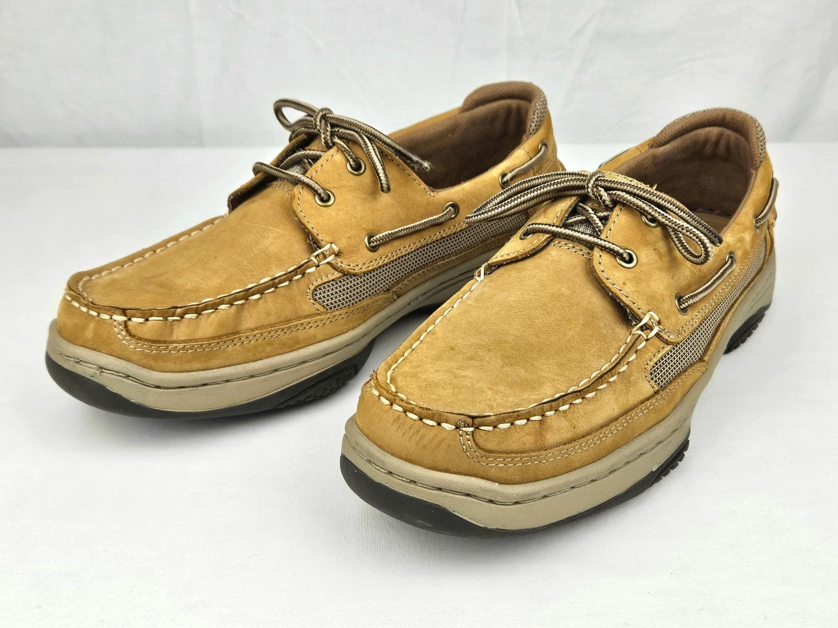 Reel Legends Boat Shoe Leather Upper Casual Shoes for Men 