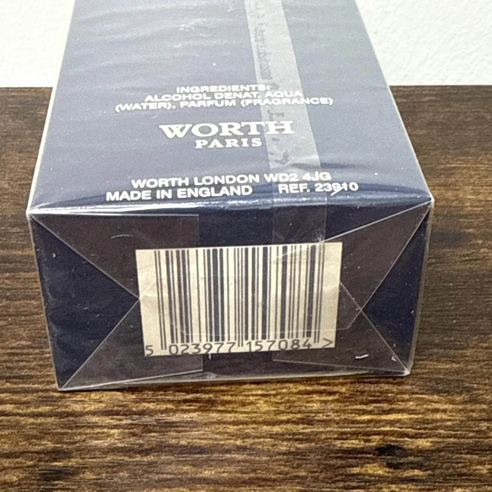 Worth Pour Homme Eau De Toilette Spray 3.3 OZ 100 ml Sellado Foto 3 de 3