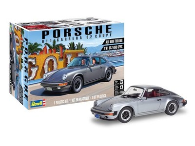 Revell 85-4521 Porsche 911 Carrera 3.2 Coupe 2N1 7.00''x3.13''x2.19'', Gray 