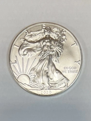 2020 - 1 oz American Silver Eagle Coin Brilliant Uncirculated