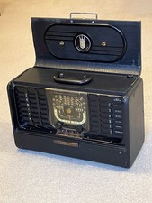 Zenith G500 Vintage USA  Retro Valve Portable Radio.Working Order