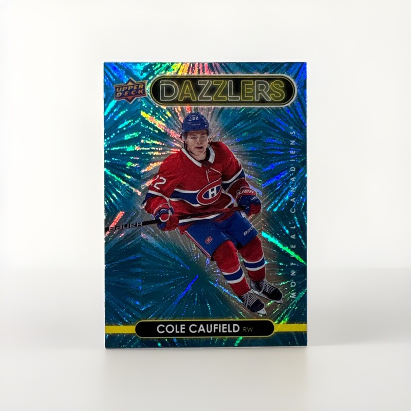 Upper Deck 2021-22 Series 1 Dazzlers Insert Cole Caufield Canadiens #DZ-25