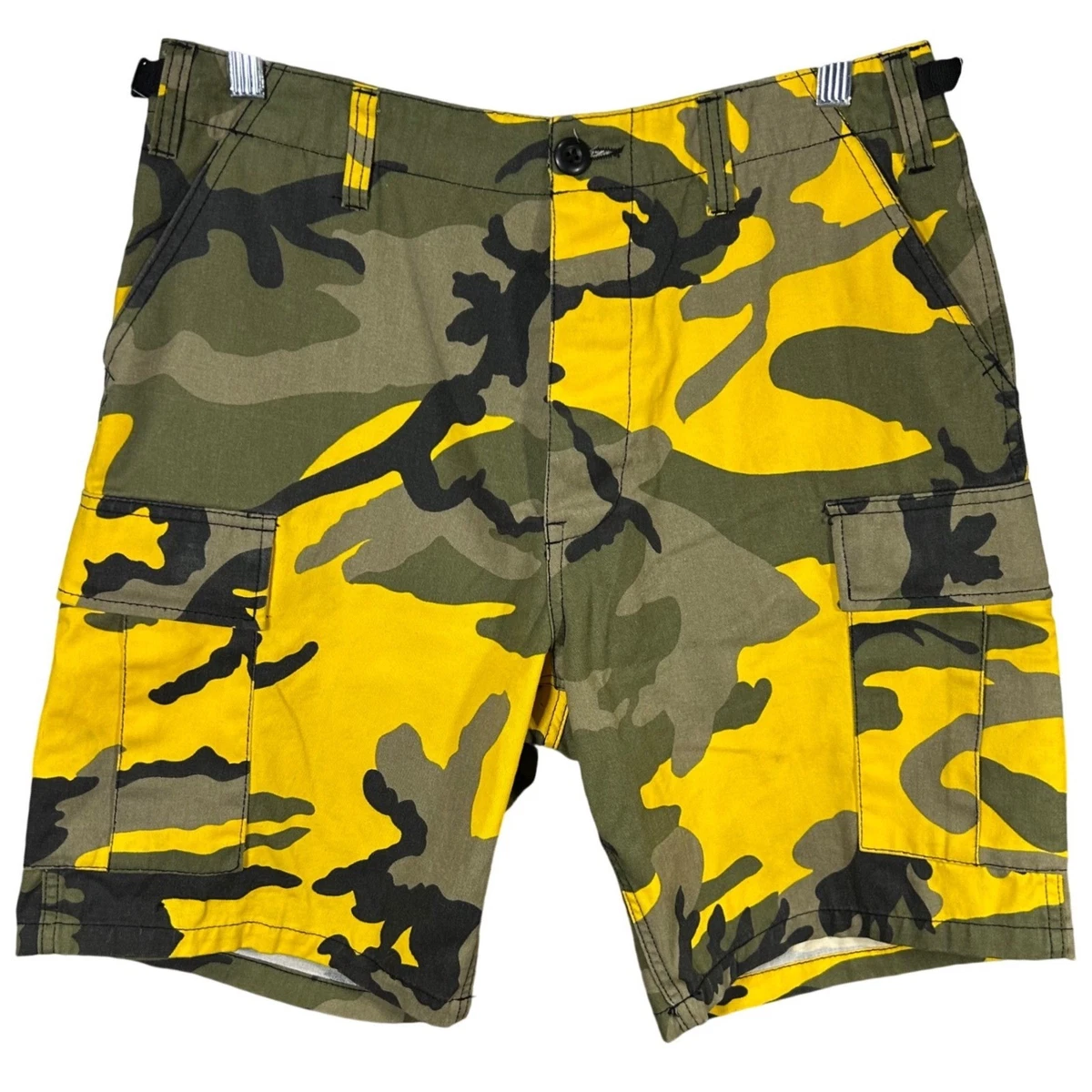 Camouflage Yellow Shorts for Men for sale | eBay